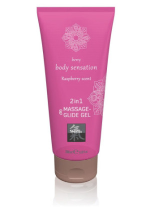 Massage & Glide Gel 2in1 Raspberry Scent